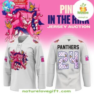 Florida Panthers 2025 Pink In The Rink Hockey Jersey
