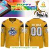 Florida Panthers 2025 Pride Month Gold Jersey Special Edition