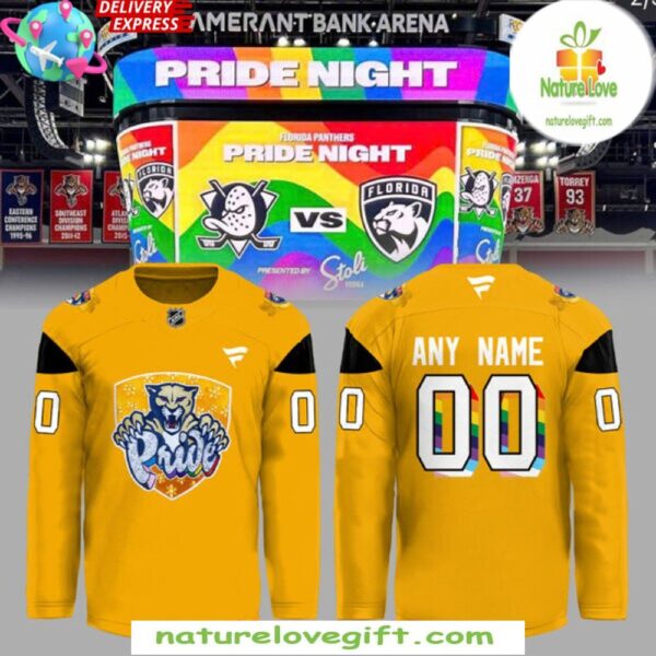 Florida Panthers 2025 Pride Night Hockey Jersey