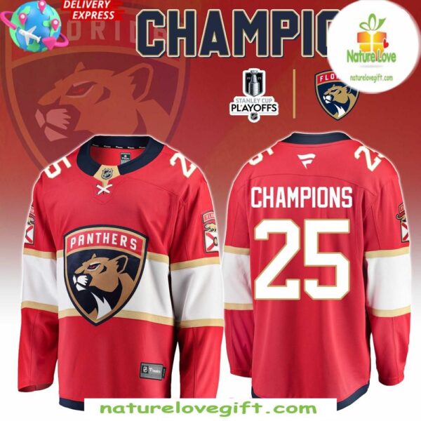Florida Panthers 2025 Stanley Cup Jersey NHL Hockey