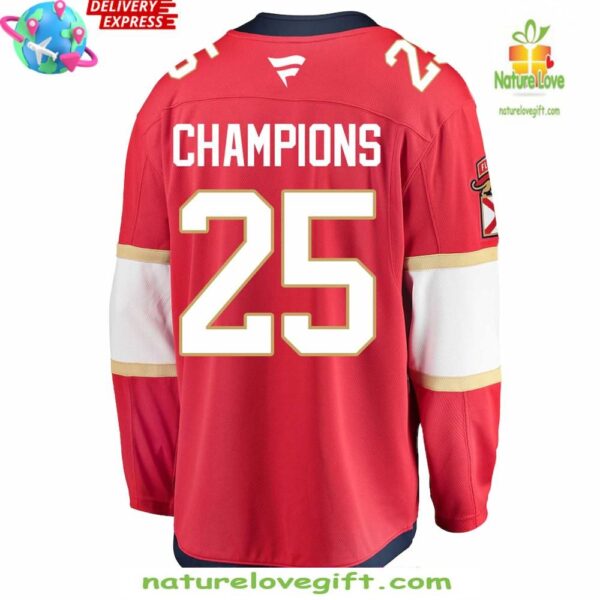 Florida Panthers 2025 Stanley Cup Jersey NHL Hockey