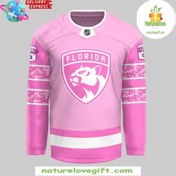 Florida Panthers Barbie Night 2025 Jersey Hockey Fan Gear