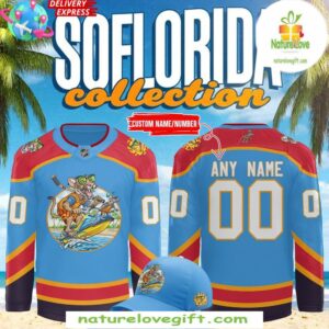 Florida Panthers Hockey Jersey SoFlorida Collection Special Edition