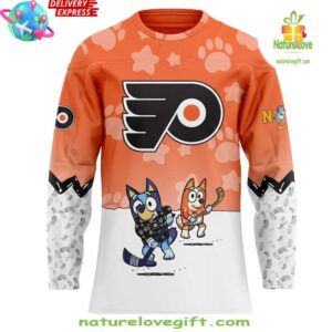 Philadelphia Flyers Bluey and Bingo Special Jersey