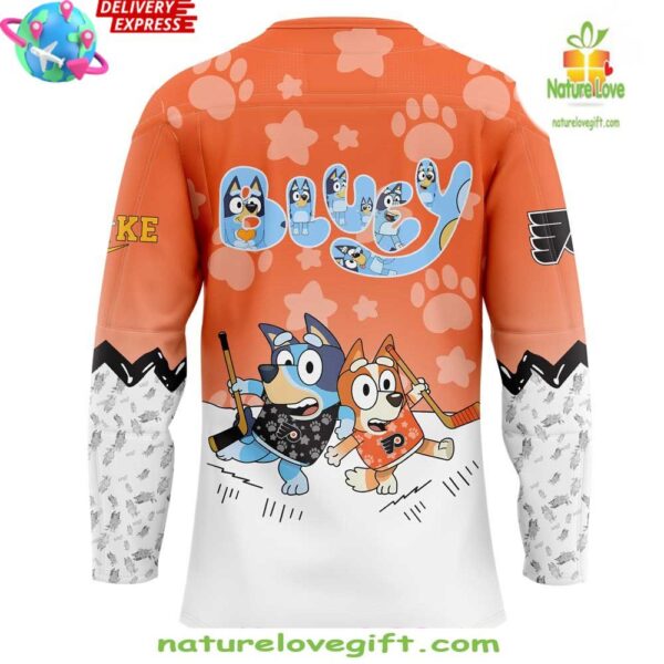 Flyers Bluey and Bingo Hockey Jersey Special Edition