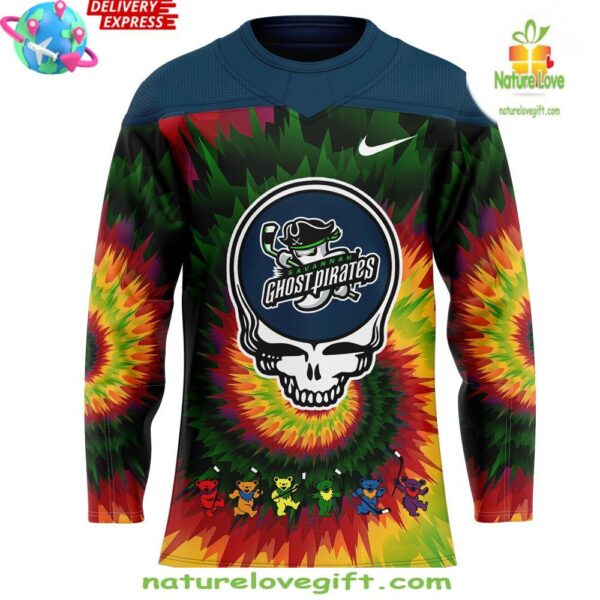 Ghost Pirates Grateful Dead Night 2025 Hockey Jersey Savannah