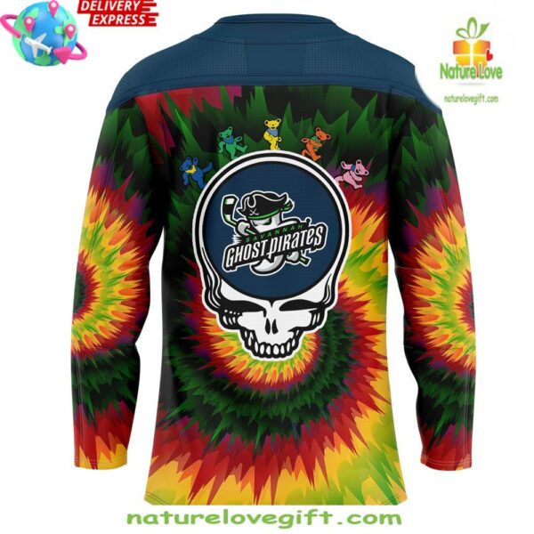 Ghost Pirates Grateful Dead Night 2025 Hockey Jersey Savannah