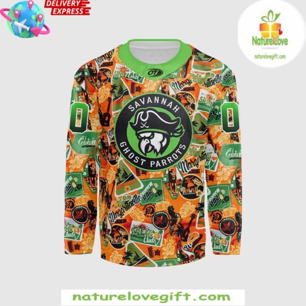 Ghost Pirates Hockey Jersey Margaritaville 2025 Savannah