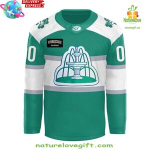 Savannah Ghost Pirates St Patrick Day 2025 Hockey Jersey