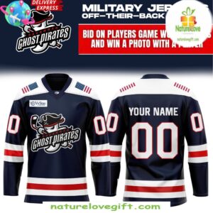 Ghost Pirates Military Appreciation Jersey 2025 Hockey