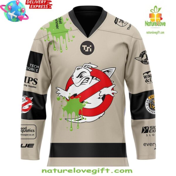 Ghostbusters Halloween Hockey Jersey 2025 Berkshire Bees
