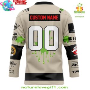 Berkshire Bees x Ghostbusters Halloween 2024 Hockey Jersey