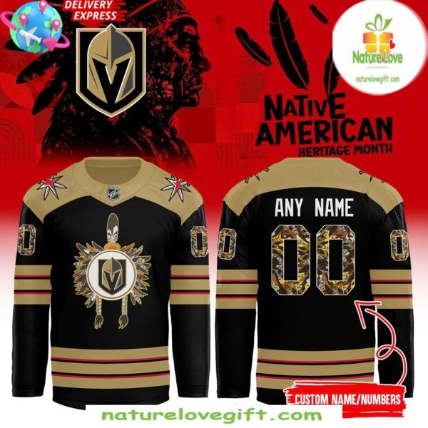Golden Knights Native Heritage Month 2025 Hockey Jersey
