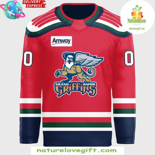 Grand Rapids Griffins Red CCM Quicklite Hockey Jersey