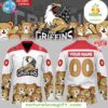Grand Rapids Griffins White Hockey Jersey Teddy Bear Special