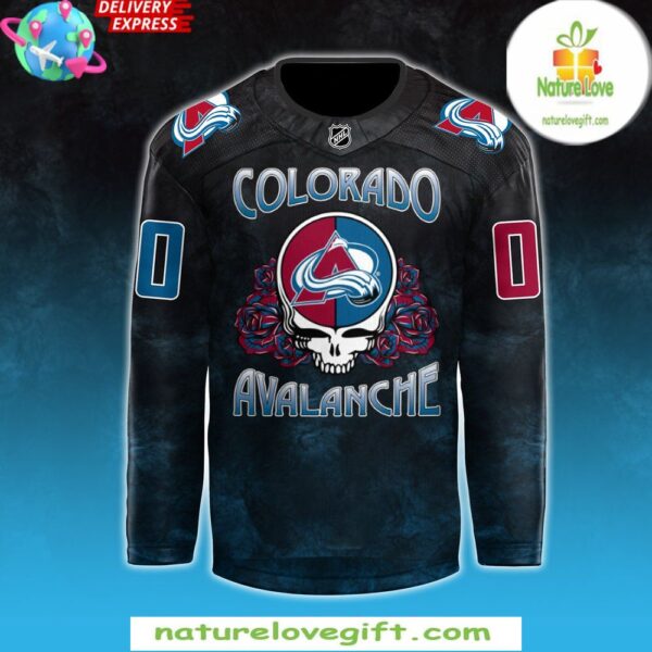 Grateful Dead Colorado Avalanche 2025 Hockey Jersey