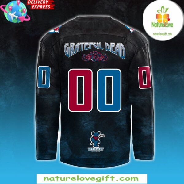 Grateful Dead Colorado Avalanche 2025 Hockey Jersey