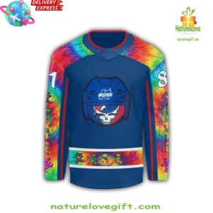 Kalamazoo Wings x Grateful Dead Special Hockey Jersey