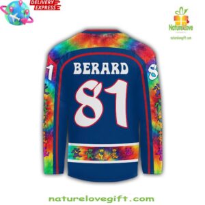 Kalamazoo Wings x Grateful Dead Special Hockey Jersey