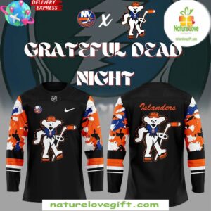 New York Islanders Grateful Dead Night Special Hockey Jersey