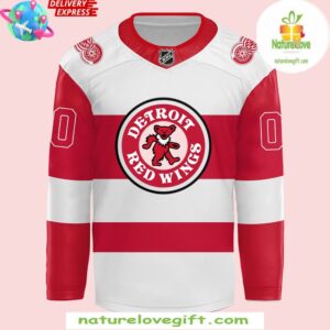 Detroit Red Wings Grateful Dead Night 2024 Hockey Jersey