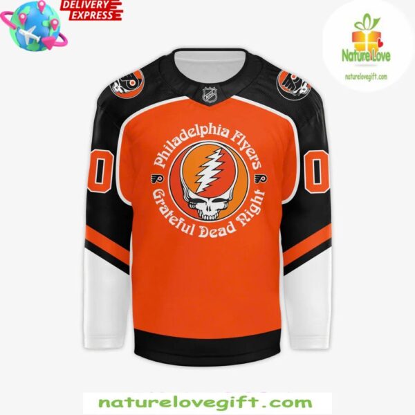Grateful Dead Night Flyers 2025 Hockey Jersey