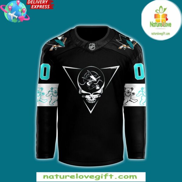 Grateful Dead San Jose Sharks 2025 Hockey Jersey