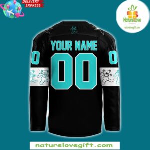 San Jose Sharks x Grateful Dead Night 2024 Hockey Jersey