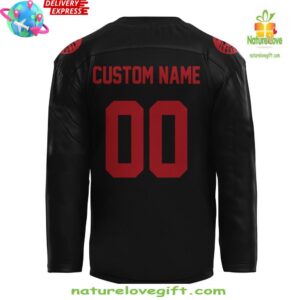 Soo Greyhounds Back In Black Special Hockey Jersey