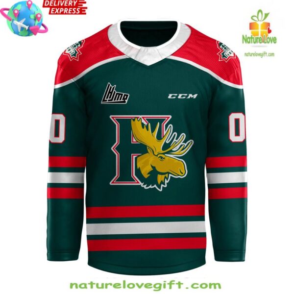 Halifax Mooseheads 2025 Green CCM Hockey Jersey