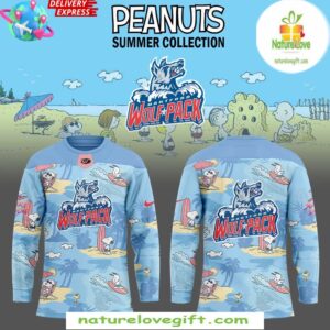 Hartford Wolf Pack Hockey Jersey Peanuts Summer Collection