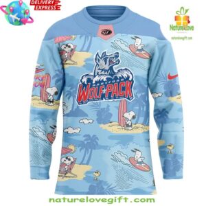 Hartford Wolf Pack Peanuts Summer Collection Hockey Jersey