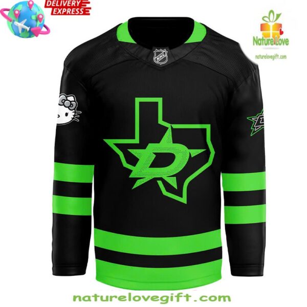 Hello Kitty Dallas Stars 50th Anniversary Hockey Jersey
