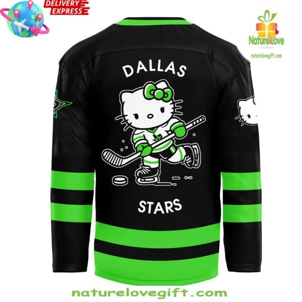 Hello Kitty Dallas Stars 50th Anniversary Hockey Jersey