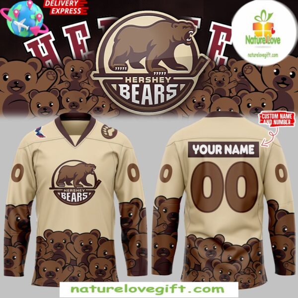 Hershey Bears Hockey Jersey Christmas Holiday Special