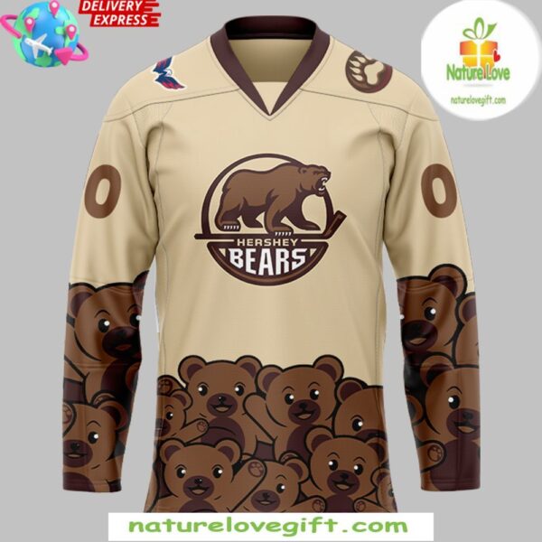 Hershey Bears Hockey Jersey Christmas Holiday Special