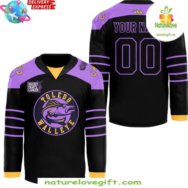 Hockey Fight Cancer Toledo Walleye 2025 Jersey