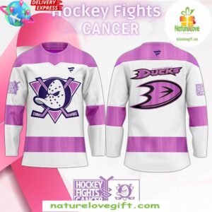 Hockey Fights Cancer Anaheim Ducks Special Jersey
