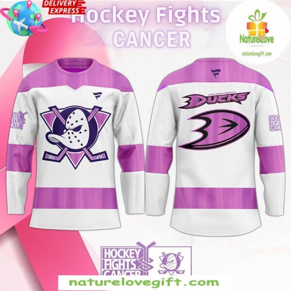 Hockey Fights Cancer Anaheim Ducks Special Jersey