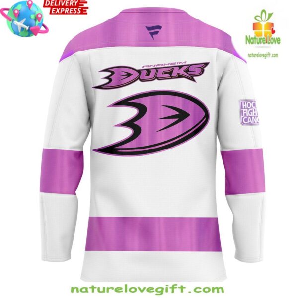 Hockey Fights Cancer Anaheim Ducks Special Jersey