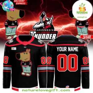 Hockey Jersey Adirondack Thunder Chill Guy 2025 Black