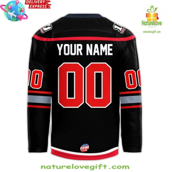 Hockey Jersey Adirondack Thunder Chill Guy 2025 Black
