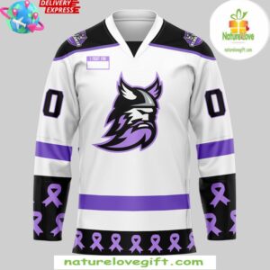 Adirondack Thunder Fight Cancer 2025 Hockey Jersey