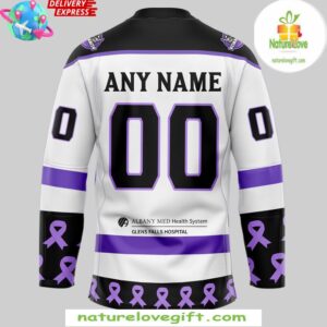 Adirondack Thunder Fight Cancer 2025 Hockey Jersey