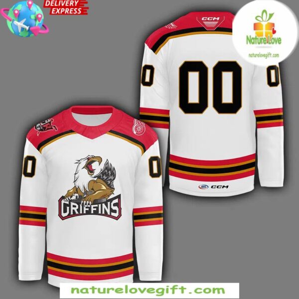 Hockey Jersey Grand Rapids Griffins CCM Quicklite 2025 White
