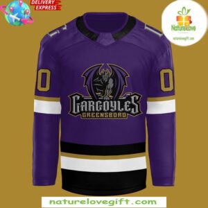 Greensboro Gargoyles Official Replica Special Edition Hockey Jersey InspirDG 2