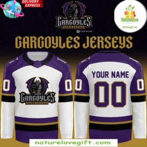 Greensboro Gargoyles Official Replica Special Edition Hockey Jersey InspirDG 4