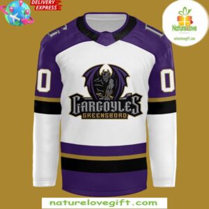 Greensboro Gargoyles Official Replica Special Edition Hockey Jersey InspirDG 5
