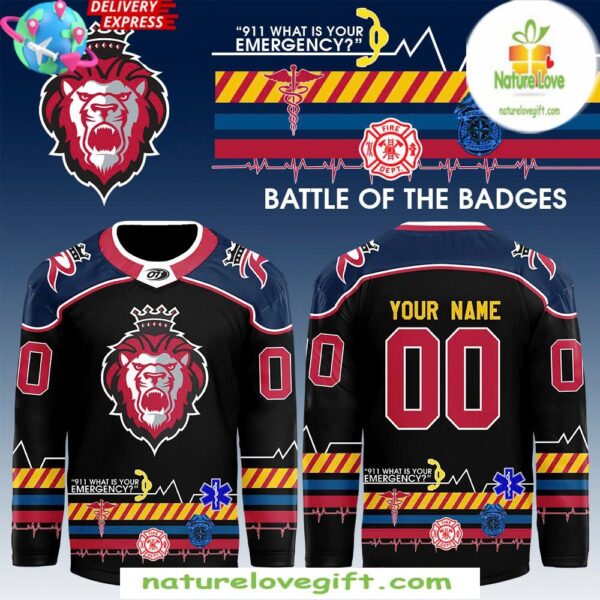 Hockey Jersey Reading Royals Battle of the Badges 2025
