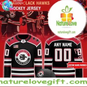 Hockey Jersey Waterloo Black Hawks 2025-25 Uniforms